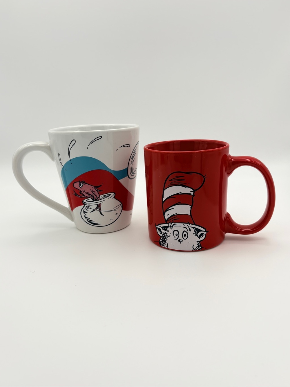Two Dr. Seuss Mugs The Cat in the Hat